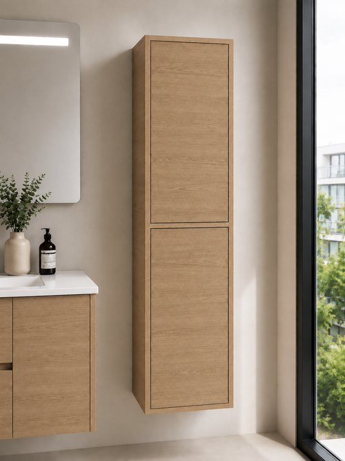 Badkamerkolom FLORENCIA met twee deuren 140 cm