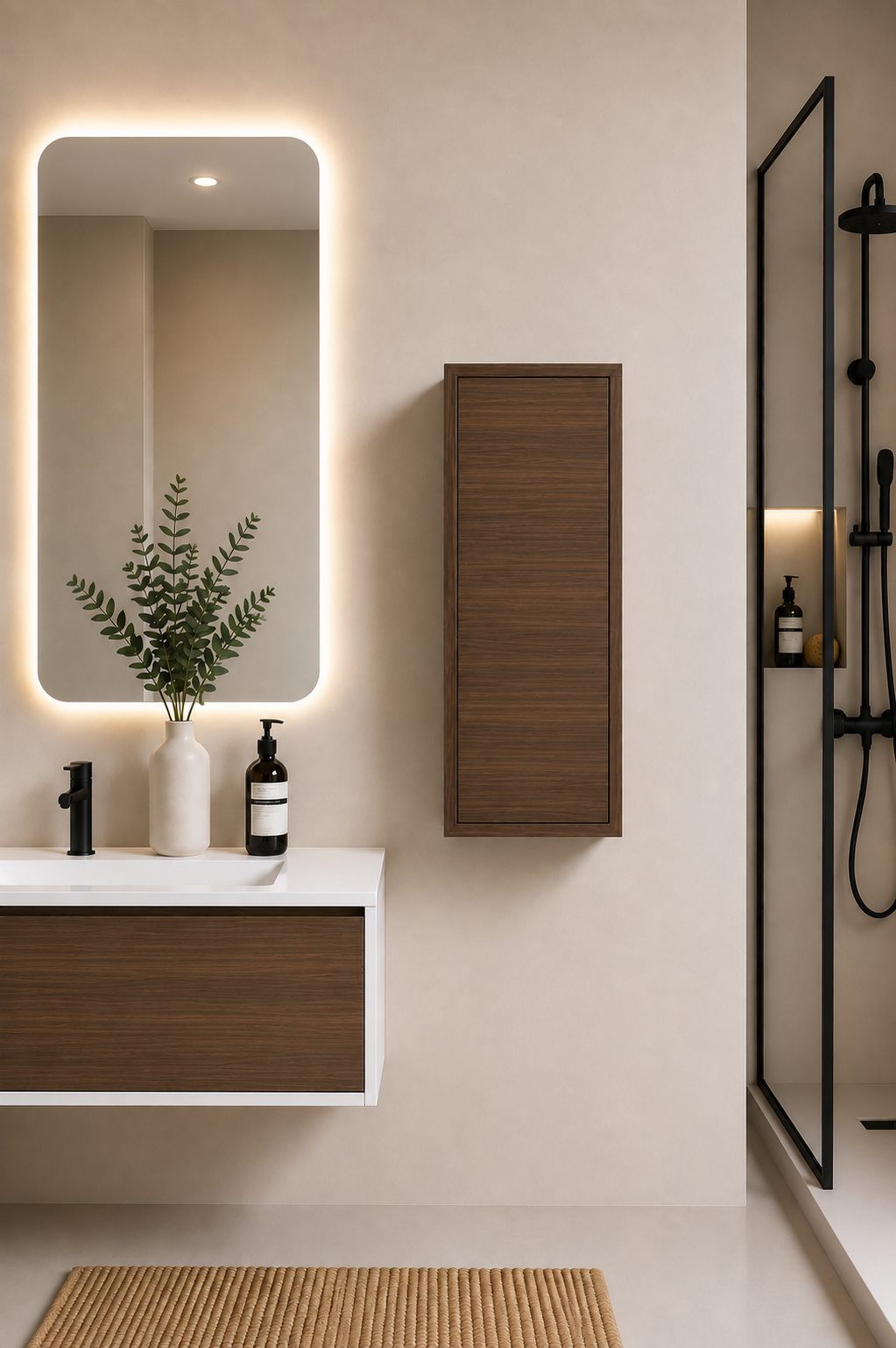 Colonne de salle de bain FLORENCIA une porte 70 cm