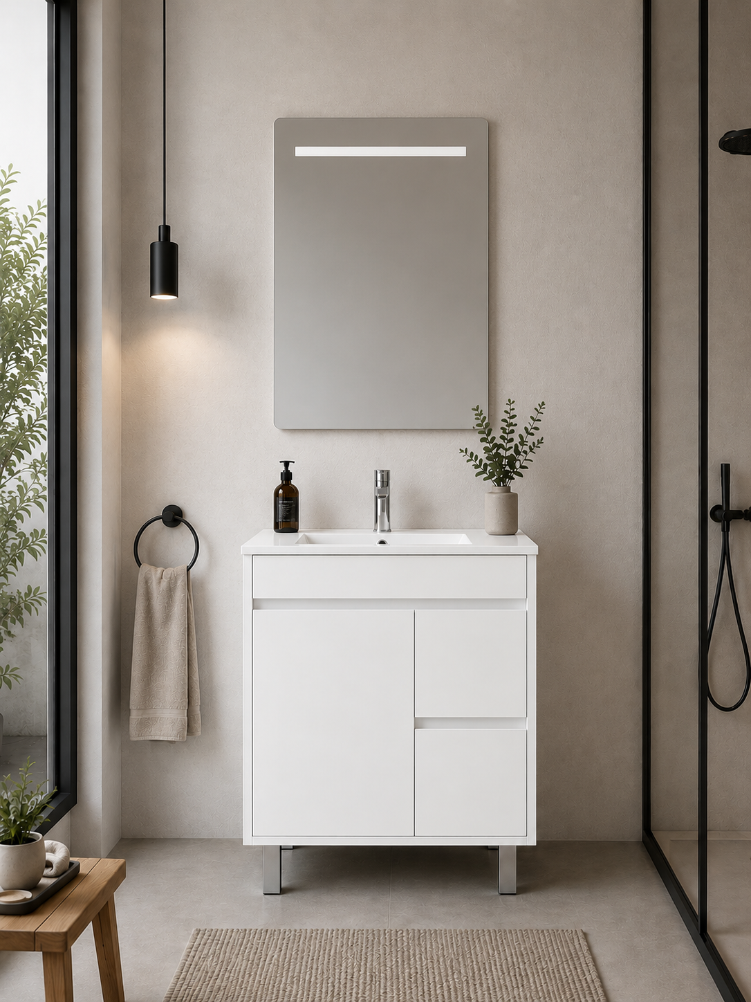 Badkamermeubel ISQUIA met wastafel