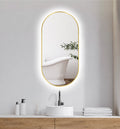 Miroir LED Selene Or & Noir