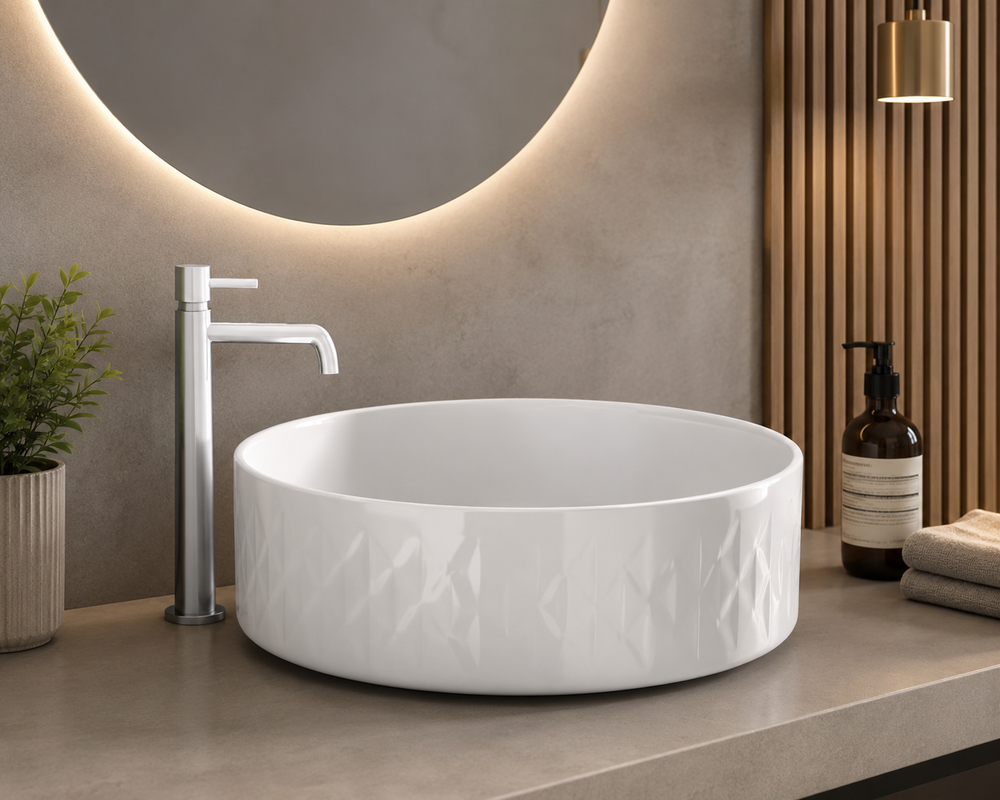 Lavabo à poser en porcelaine AGNES