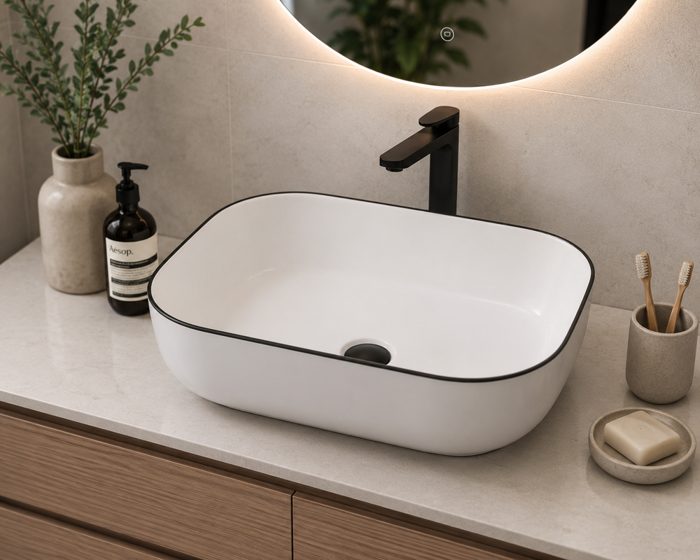 Lavabo à poser en porcelaine BEIRA
