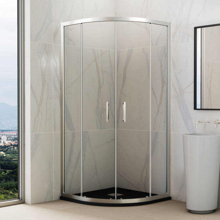 Halfronde douchewand PRESTIGE