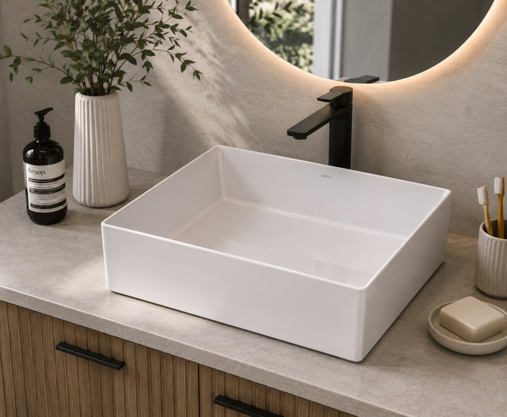 Lavabo à poser en porcelaine ESPARTA