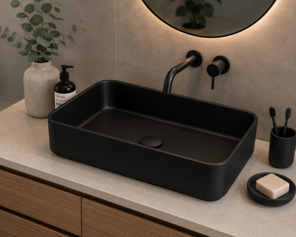 Lavabo à poser FOGO en porcelaine